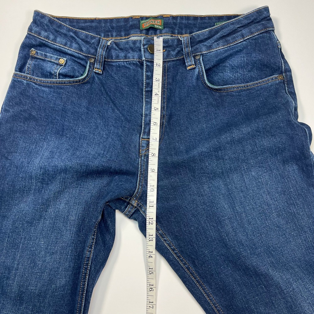 Tecovas Ranchwear Straight Leg Jeans Mens 34x32 Dark Blue Premium Denim - Picture 7 of 12